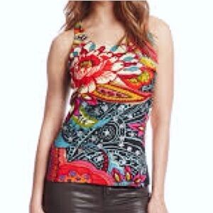 Desigual Colourful Artsy Annie Tank Top